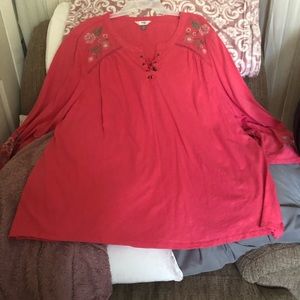 Terra sky pink blouse